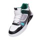 Sneakers Barbati Piele Ecologica Alb-Gri-Verde - Blake Sneakers Barbati Piele Ecologica Alb-Gri-Verde - Blake