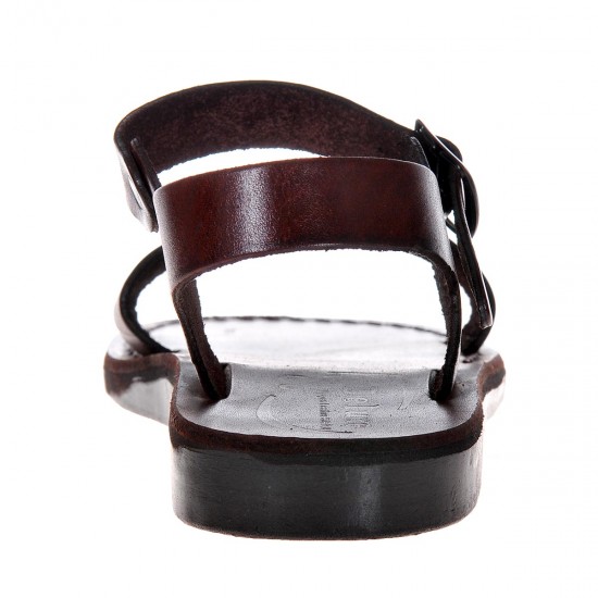 Sandale Romane de vara Piele Naturala Maro - Jamal Sandale Romane de vara Piele Naturala Maro - Jamal