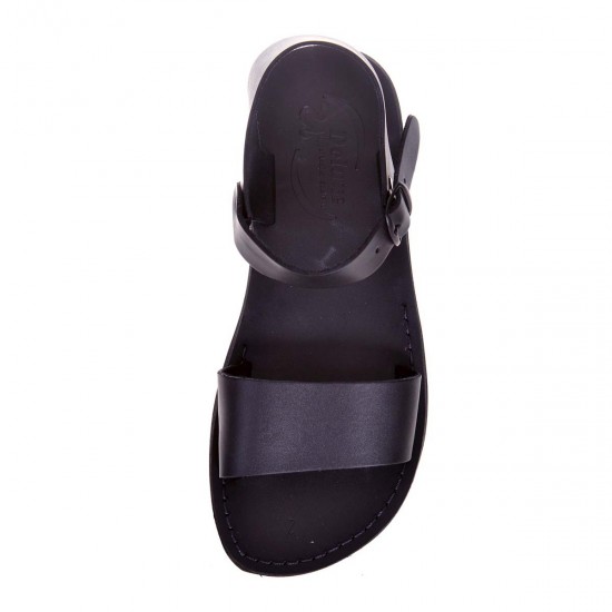 Sandale Romane de vara Piele Naturala Neagra - Jamal Sandale Romane de vara Piele Naturala Neagra - Jamal