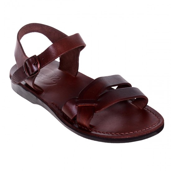 Sandale Romane comode Piele Maro Unisex - Argo Sandale Romane comode Piele Maro Unisex - Argo
