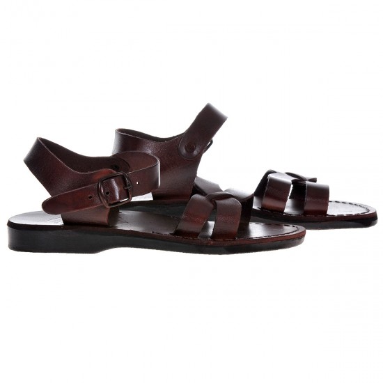 Sandale Romane comode Piele Maro Unisex - Argo Sandale Romane comode Piele Maro Unisex - Argo