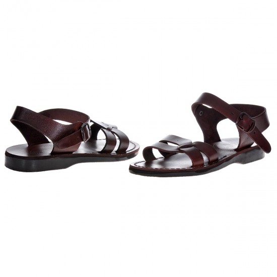 Sandale Romane comode Piele Maro Unisex - Argo Sandale Romane comode Piele Maro Unisex - Argo