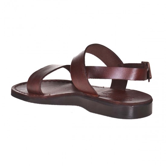 Sandale Romane de vara Piele Naturala Maro - Enzo Sandale Romane de vara Piele Naturala Maro - Enzo