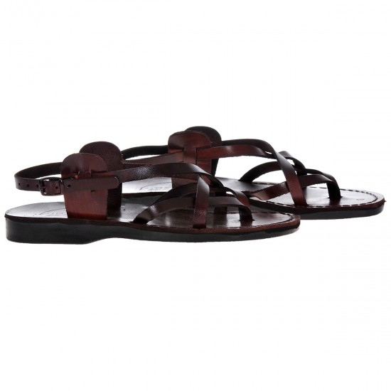 Sandale Romane de vara Piele Maro Unisex - Nessy