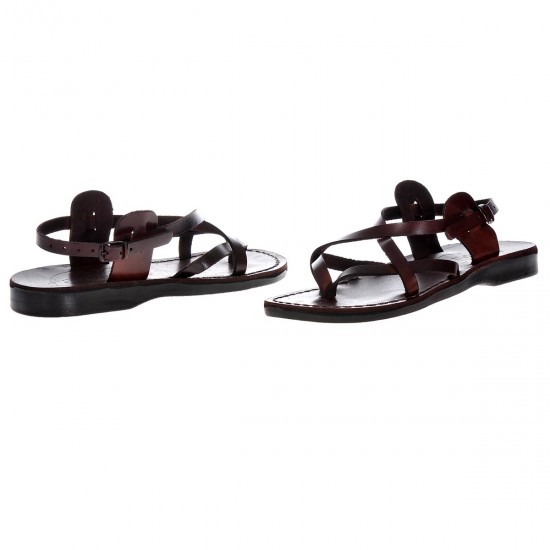 Sandale Romane de vara Piele Maro Unisex - Nessy