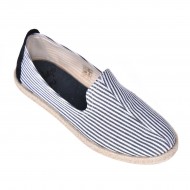 Espadrile Dama Dungi Alb-Albastru - Jiao