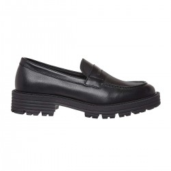 Pantofi Dama Loafers Negri din Piele - Haza
