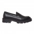 Pantofi Dama Loafers Negri din Piele - Haza