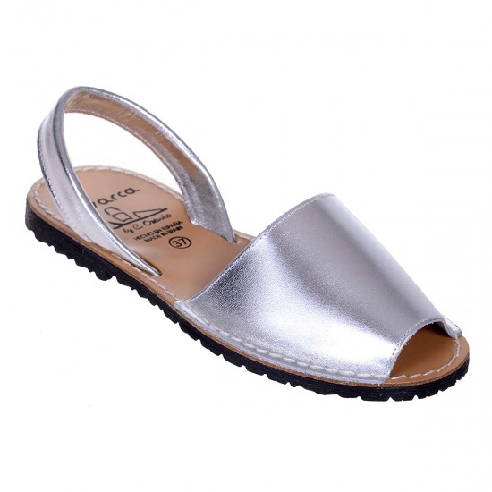 Sandale dama Argintii AVARCA din Piele