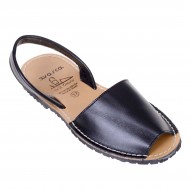 Sandale dama Negre AVARCA din Piele Sandale dama Negre AVARCA din Piele