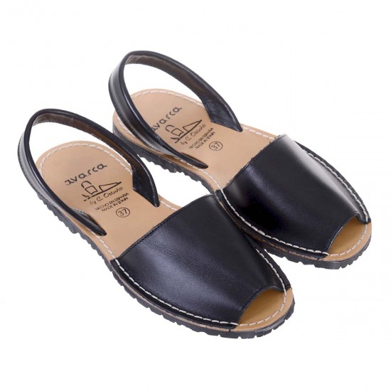 Sandale dama Negre AVARCA din Piele