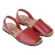 Sandale dama Rosii AVARCA din Piele