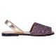 Sandale Multicolore AVARCA din Glitter si Piele Sandale Multicolore AVARCA din Glitter si Piele