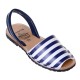 Sandale Blue Stripes AVARCA din Piele Naturala