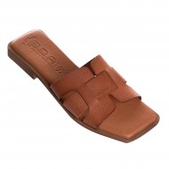 Papuci Dama Maro de vara Piele Naturala - Belle