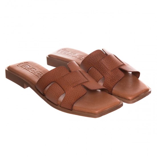 Papuci Dama Maro de vara Piele Naturala - Belle Papuci Dama Maro de vara Piele Naturala - Belle
