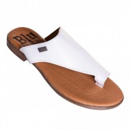 Papuci Albi dama din Piele Naturala - Indira Papuci Albi dama din Piele Naturala - Indira