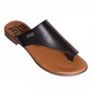 Papuci Negri dama din Piele Naturala - Indira