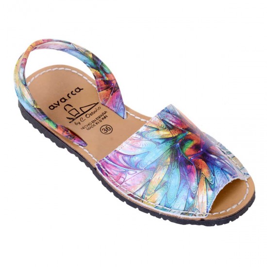 Sandale Multicolore AVARCA Piele Naturala - Amelie