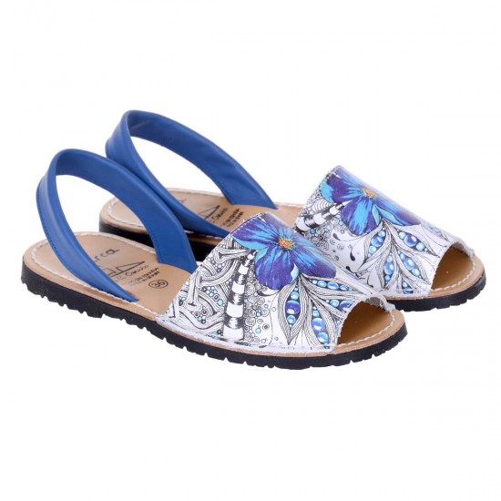 Sandale Multicolore AVARCA Piele Naturala - Cielo