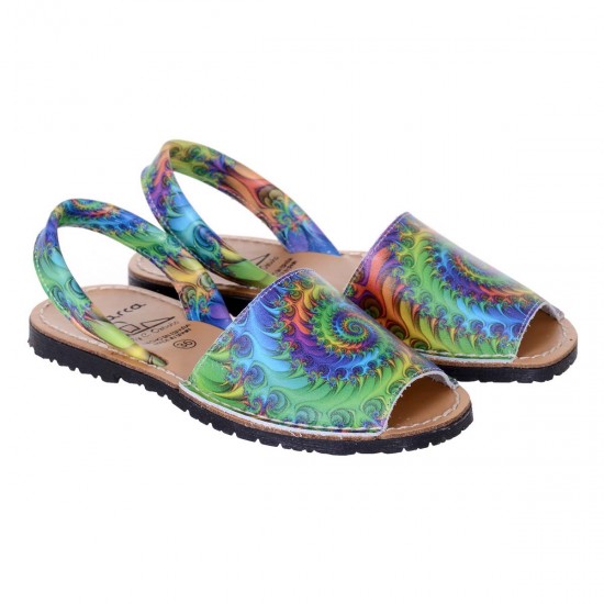 Sandale Multicolore AVARCA Piele Naturala - Leila Sandale Multicolore AVARCA Piele Naturala - Leila