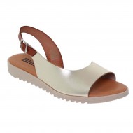 Sandale casual Femei Piele Naturala Auriu Light - Muna Sandale casual Femei Piele Naturala Auriu Light - Muna