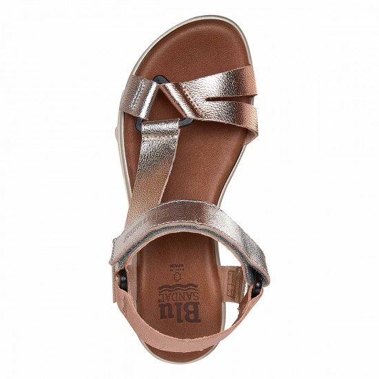Sandale Fashion Comode Piele Metalizata - Shan