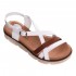 Sandale dama casual talpa joasa Piele Alba - Kadi