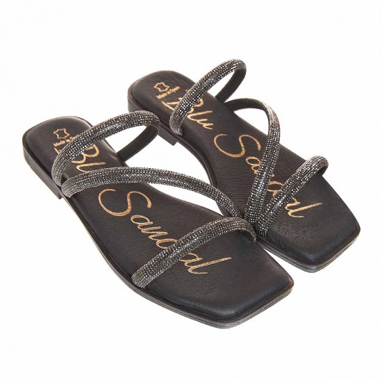 Sandale Dama Negre Piele Naturala - Alma Sandale Dama Negre Piele Naturala - Alma