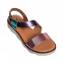 Sandale dama casual talpa joasa Piele Multicolora - Sasha