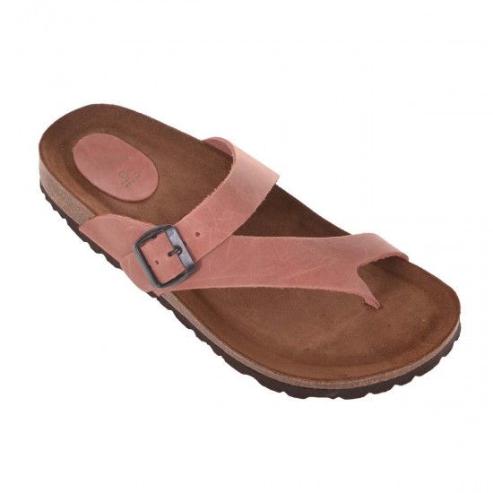 Sandale Dama tip Papuc piele naturala rosie - Taipa